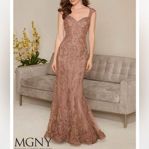 MGNY Mori Lee Prom Pageant Dress Evening Gown 10 NEW